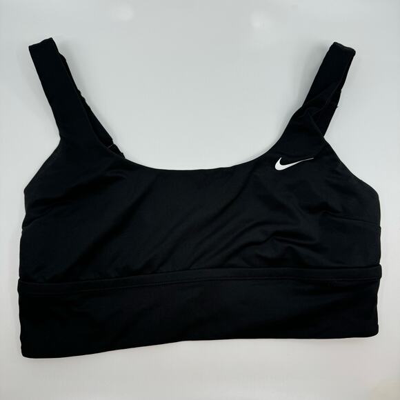 Nike Women's SWIM Essential Scoop Neck Midkini Black - medium - Picture 1 of 5